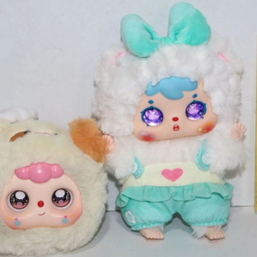 Anime plush baby animal toys, set of two