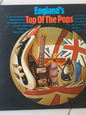 Englands Top Of The Pops vinyl record in good condition
