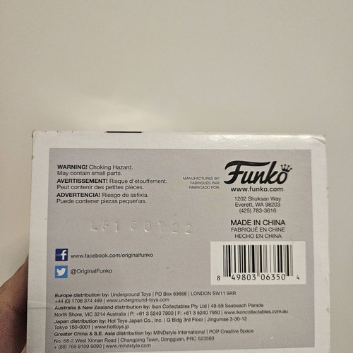 Sailor Moon & Luna Funko Pop #89 used with box and minor damage