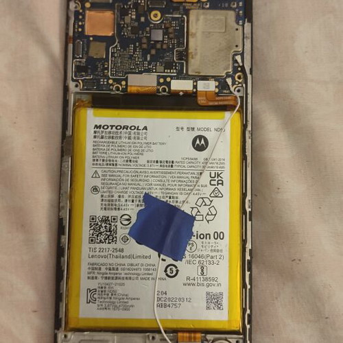 Motorola g42 smartphone used for parts or repair