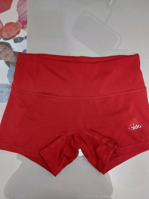 Adidas shorts used, red, size S