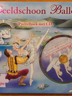 Beeldschoon Ballet puzzle book with CD, 4 puzzles