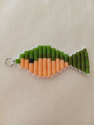 Fish keychain handmade, new, nine centimeters