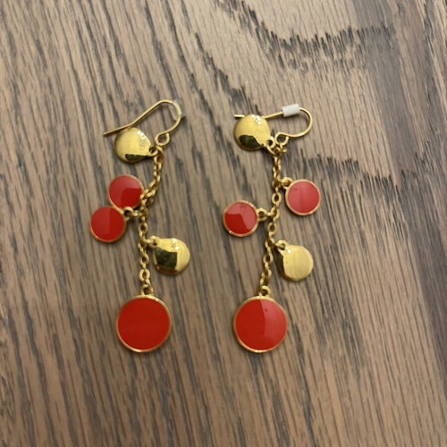 Ralph Lauren earrings, orange