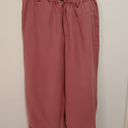 Zara women's autumn pants new, size M, dusty pink color