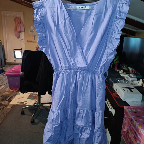 Ether midi summer dress like new, lilac, size S
