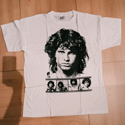 Doors Jim Morisson fashion t-shirt new, 100% cotton, size XXL, white
