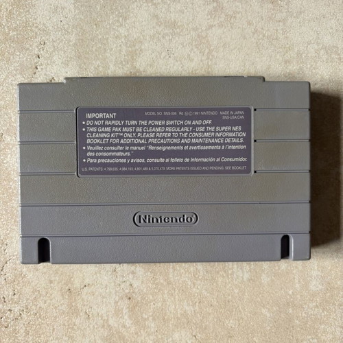 Desert Strike Super Nintendo SNES game, American