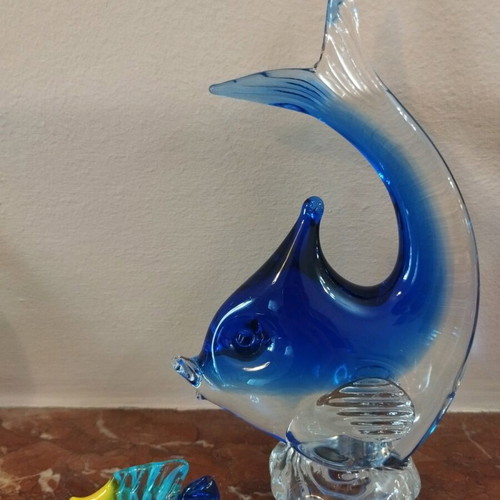 Decorative glass fish Murano style like new