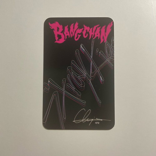 Stray Kids Bang Chan lomocard new kpop