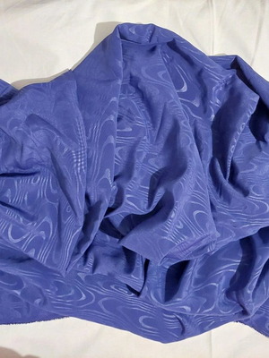 Thin blue roua fabric silk viscose 250x150cm new