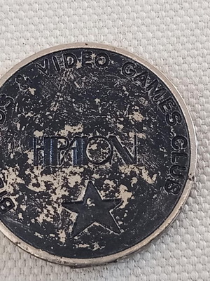Roxy token for billiards used