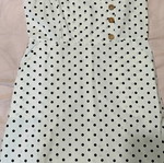 Mini polka dot dress Lipsy London small like new, black and white