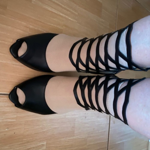 Leather shoes size 40, black