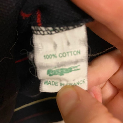 Lacoste striped polo shirt XL like new, multicolor