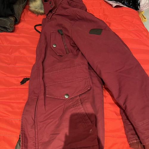 Jacket red, size M, like new
