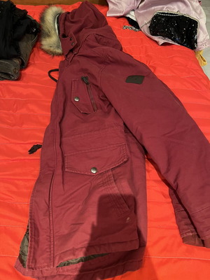 Jacket red, size M, like new