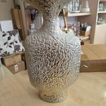 Ceramic vase sagré bronze new