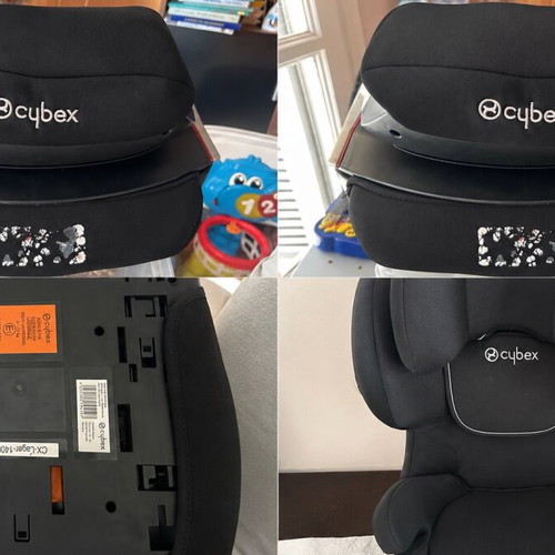 Cybex Juno 2-Fix child car seat, black, 9-18 kg