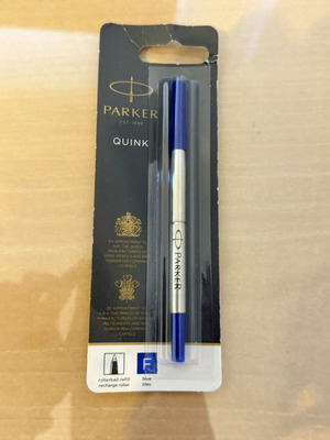 Parker Quink Rollerball Refill blue new