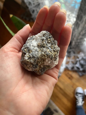 Pyrite and Quartz new mineral specimen