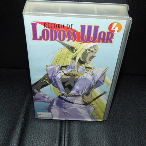 Record of Lodoss War Volume 4 anime used videocassette