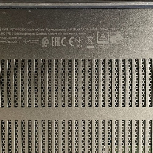 HP ZBook 17 G3 Workstation refurbished, i7, 16GB RAM, Quadro GPU, 17.3" FHD