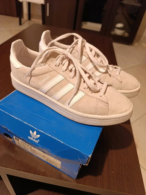 Adidas Campus shoes size 37 like new beige and pink