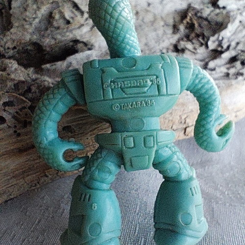 Teratomachos Cobra figure blue turquoise Hasbro 1986 like new