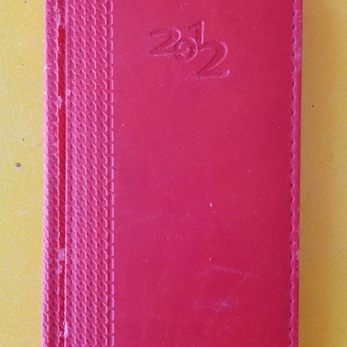 2012 diary agenda new with leather