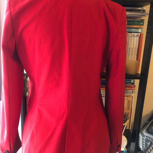Zara Red Blazer Like New Tailored Fit Size S
