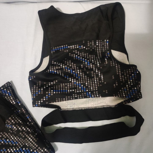 Pink Woman sports set size S like new, black and grey