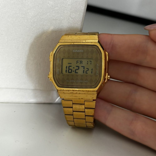 Casio watch used with minor wear