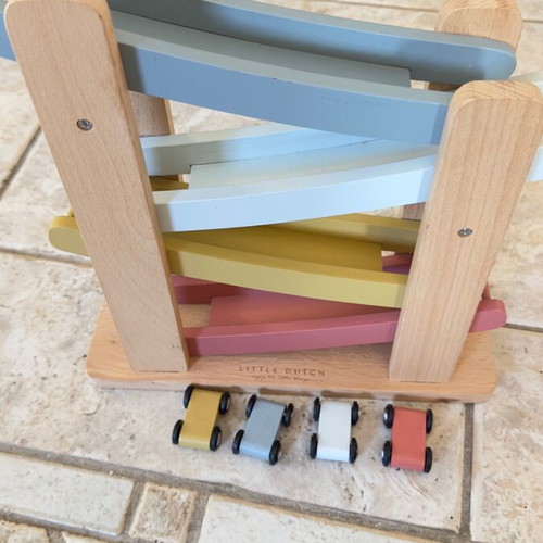 Little Dutch wooden track like new with pastel colors