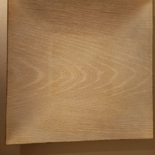 Decorative serving platter new, wood-like design, gray color