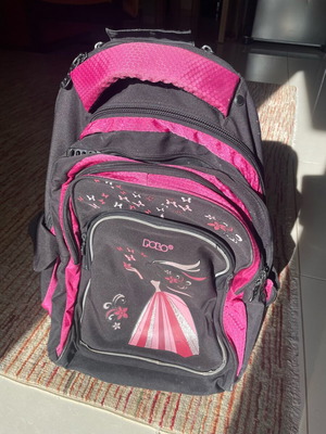 Polo trolley backpack used with wheels and handle