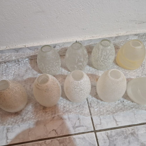 Glass lamp replacement parts like new
