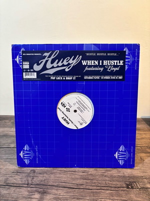 1326/Huey When I Hustle ft Lloyd vinyl used, Hip-Hop