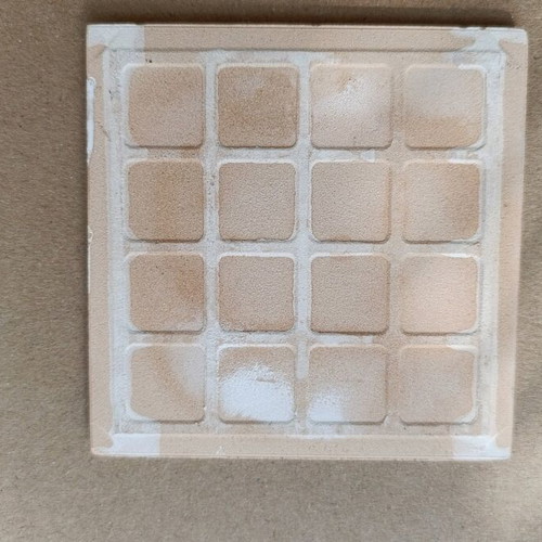 Decorative tiles 10×10 cm new, white marble effect, gloss