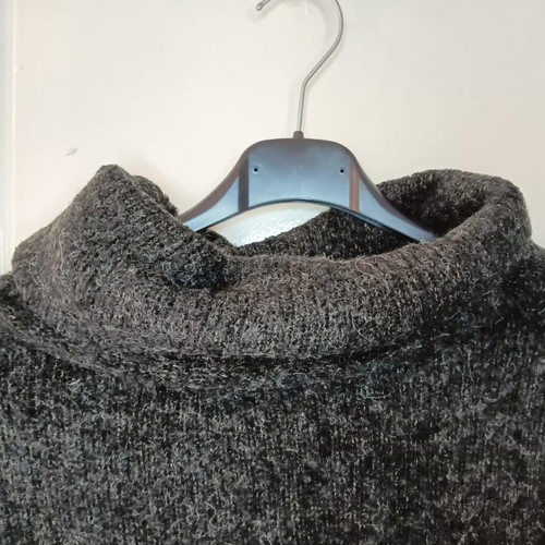 Knitted dress/shirt used, black, size L
