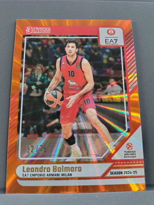 Leandro Bolmaro Panini Donruss Euroleague Orange Laser κάρτα 2024-25 σαν καινούργιο