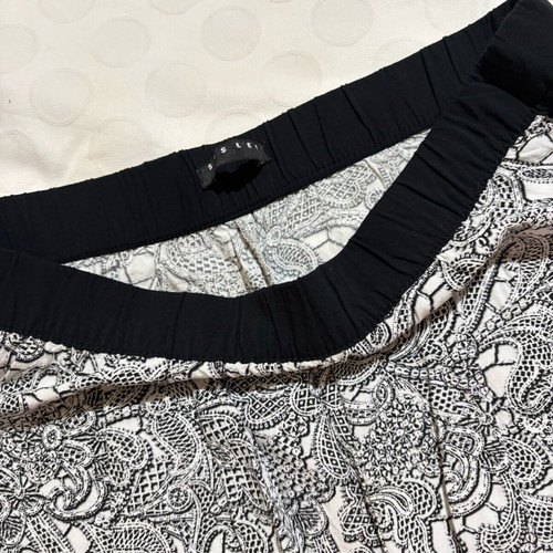 Sisley printed pants like new, high waist, sizes S/M