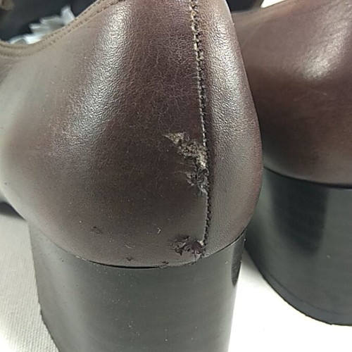 Elite brown leather pumps size 39 used