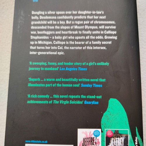 Middlesex by Jeffrey Eugenides like new, English