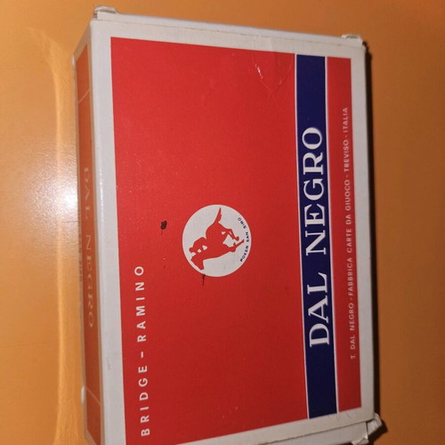 Dal Negro playing cards unused San Siro model 1970s