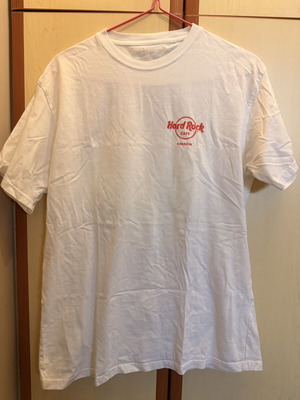 Hard Rock Cafe Kraków T-shirt size M white like new