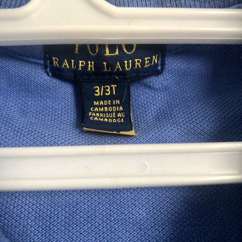 Polo Ralph Lauren Kids' T-shirt 3/3T blue like new