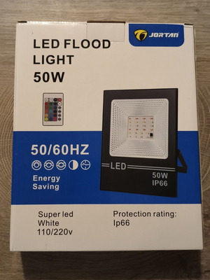Πάνελ Led 50W RGB 230V με τηλεχειριστήριο