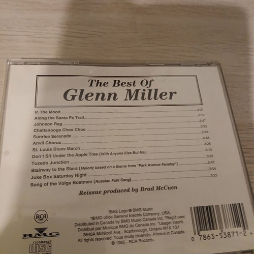 The Best of Glenn Miller CD used, jazz