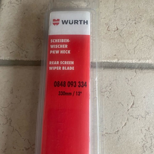 Wurth rear window wiper blade 330mm new